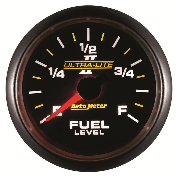 AutoMeter 4910 GAUGE; FUEL LEVEL; 2 1/16in.; 0-280O PROGRAMMABLE; ULTRA-LITE II - Truck Part Superstore