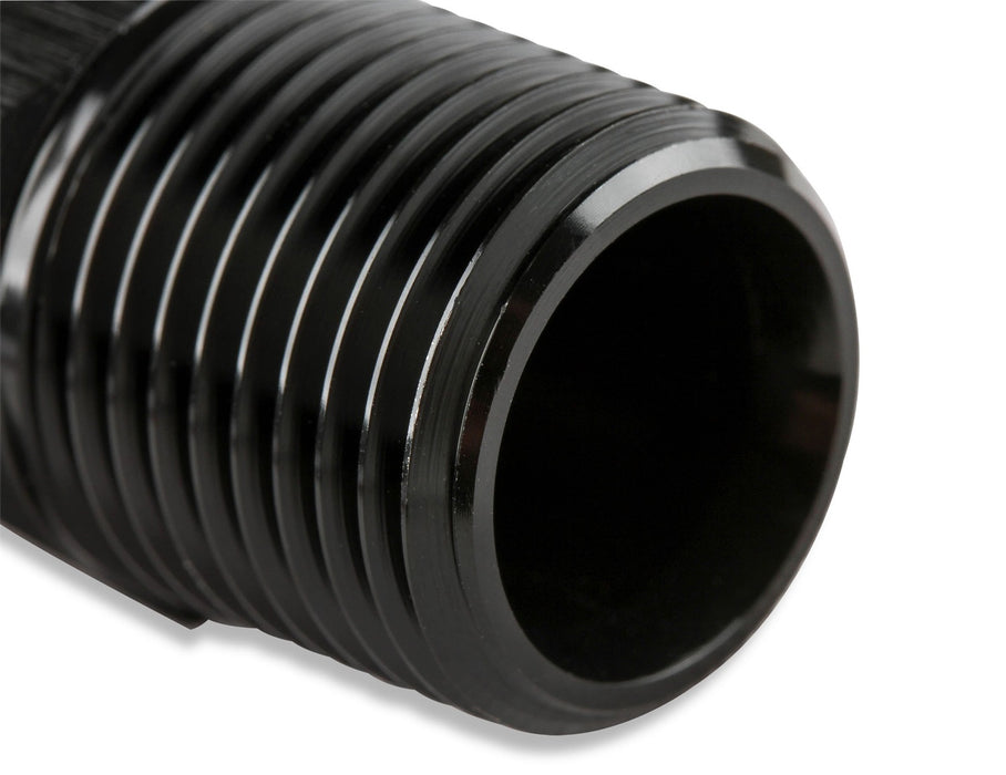 Mr Gasket 491101-BL Coupler; 1/8 NPT Male x 1/8 NPT Male; Anodized Black; - Truck Part Superstore