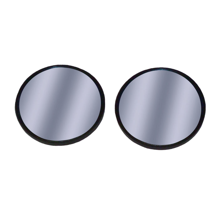 Cipa USA 49111 HotSpots Convex Blind Spot Mirror; Round; 2 in.; Blue Tinted; Stick-On; Pair; - Truck Part Superstore