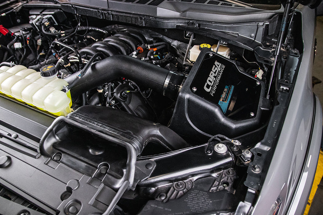 Corsa Performance 491506 PowerCore 5 Closed Box Air Intake 2021-2022 Ford F-150 5.0L V8 Corsa Performance - Truck Part Superstore