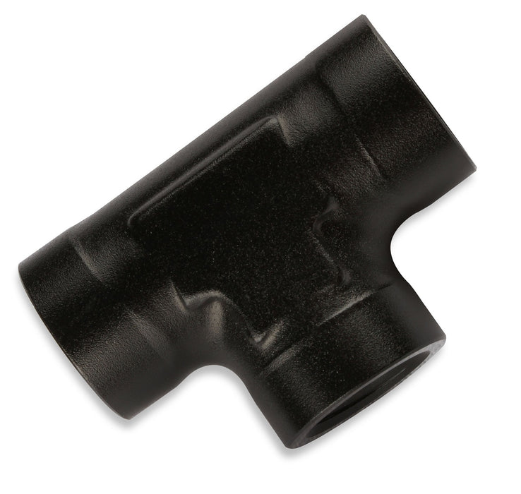 Mr Gasket 491701-BL Tee Fitting; 1/8 NPT Female x 1/8 NPT Female x 1/8 NPT Female; Anodized Black; - Truck Part Superstore