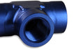 Mr Gasket 491701 Tee Fitting; 1/8 NPT Female x 1/8 NPT Female x 1/8 NPT Female; Anodized Blue; - Truck Part Superstore