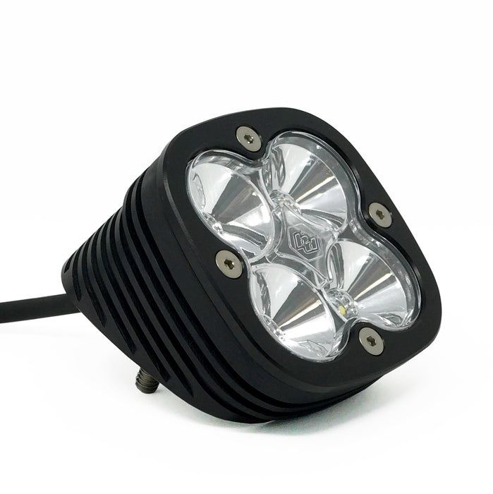 Baja Designs 492006 Flush Mount LED Light Pod Angled Black Clear Lens Work/Scene Pattern Squadron Pro Baja Designs - Truck Part Superstore