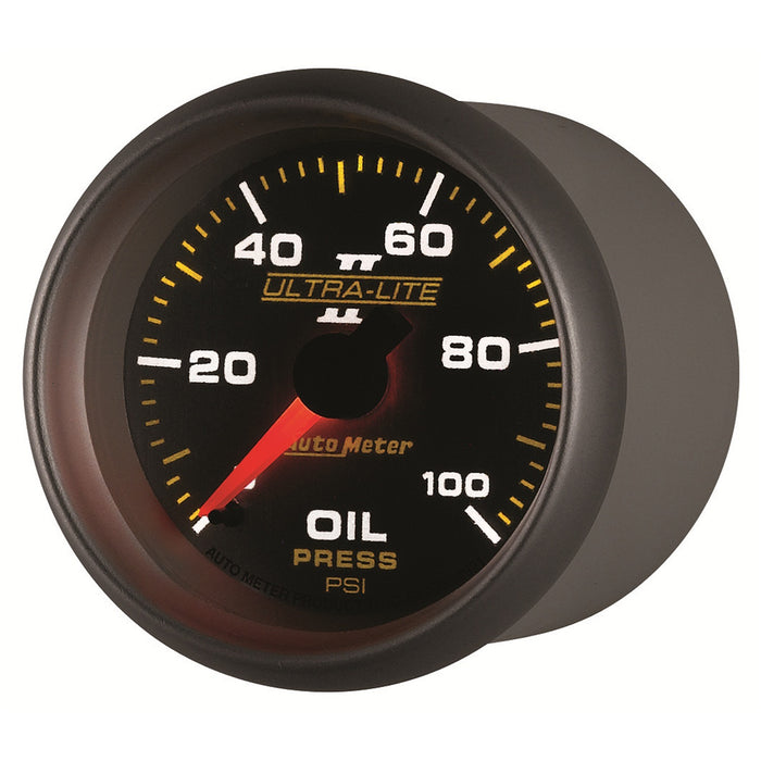 AutoMeter 4921 GAUGE; OIL PRESSURE; 2 1/16in.; 100PSI; MECHANICAL; ULTRA-LITE II - Truck Part Superstore