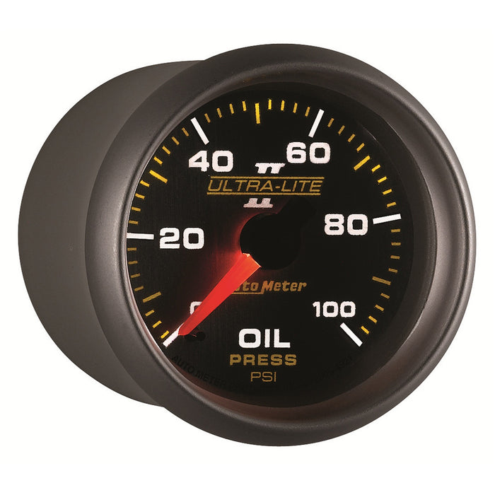 AutoMeter 4921 GAUGE; OIL PRESSURE; 2 1/16in.; 100PSI; MECHANICAL; ULTRA-LITE II - Truck Part Superstore