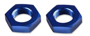 Mr Gasket 492404 Bulkhead Nut; -4AN Male; 2 pcs.; Anodized Blue; - Truck Part Superstore