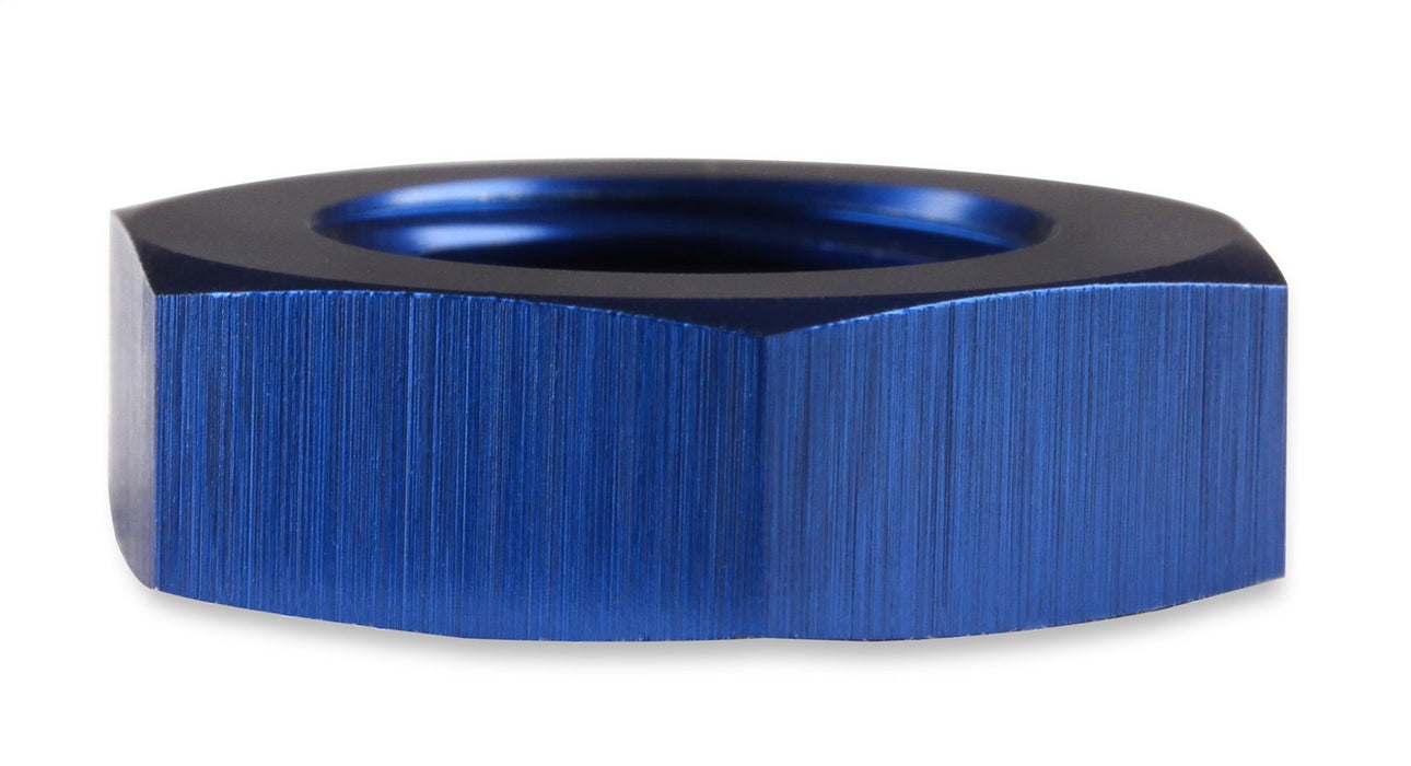 Mr Gasket 492406 Bulkhead Nut; -6AN Male; 2 pcs.; Anodized Blue; - Truck Part Superstore