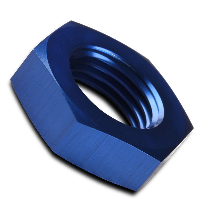 Mr Gasket 492406 Bulkhead Nut; -6AN Male; 2 pcs.; Anodized Blue; - Truck Part Superstore