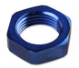 Mr Gasket 492408 Bulkhead Nut; -8AN Male; Anodized Blue; - Truck Part Superstore
