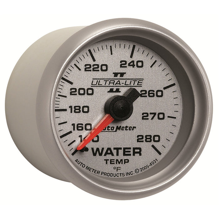 AutoMeter 4931 GAUGE; WATER TEMP; 2 1/16in.; 140-280deg.F; MECHANICAL; ULTRA-LITE II - Truck Part Superstore