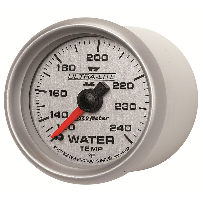 AutoMeter 4932 GAUGE; WATER TEMP; 2 1/16in.; 120-240deg.F; MECHANICAL; ULTRA-LITE II - Truck Part Superstore