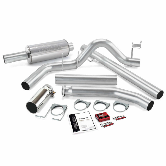 Banks Power 49362 Git-Kit; Single Exh; S/S-Chrome Tip-2002 Dodge 5.9L; Ext Cab - Truck Part Superstore