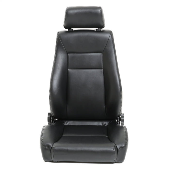 Smittybilt 49501 Front Seat Contour Sport Bucket W/ Recliner 76-16 Wrangler CJ/YJ/TJ/LJ/JK Vinyl Black Smittybilt - Truck Part Superstore