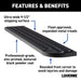Luverne 495154-401800 Grip Step XL 9-1/2in. x 54in. Steel Passenger Running Board; Select Sprinter - Truck Part Superstore