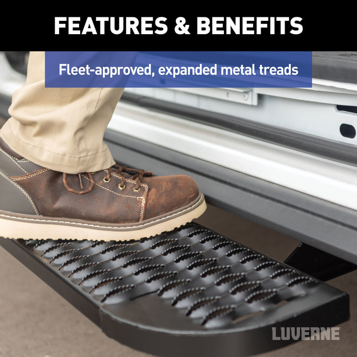 Luverne 495154-401800 Grip Step XL 9-1/2in. x 54in. Steel Passenger Running Board; Select Sprinter - Truck Part Superstore