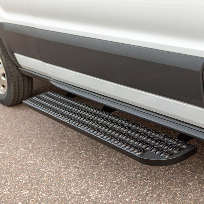 Luverne 495154-401801-0 Grip Step XL 9-1/2in. x 54in. Steel Passenger Board Fleet Kit; Select Ford Trans - Truck Part Superstore