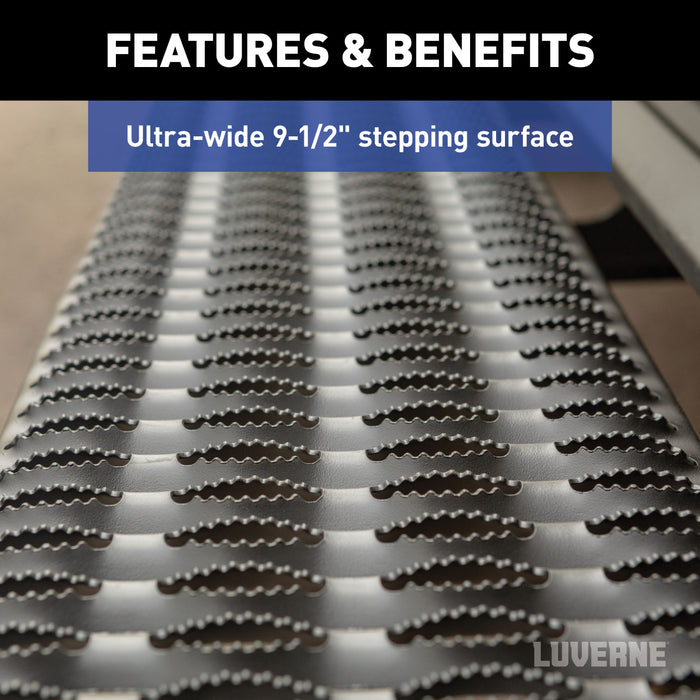 Luverne 495154-401817 Grip Step XL 9 1/2 in. Running Board - Truck Part Superstore