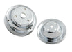 Mr Gasket 4962 Chrome Plated Pulley Set; Single Upper; Double Lower; Long Water Pump; - Truck Part Superstore