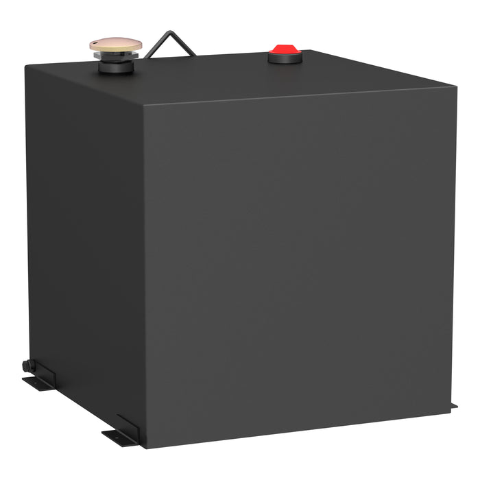 UWS ST-53-R-MB Transfer Tank; 53 Gallon; Non Flammable Liquid; Rectangular; Matte Black; Steel; - Truck Part Superstore