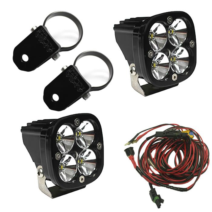Baja Designs 497102 LED Light Pods Kit W/A Pillar Mounts 2.00 Inch Harness Squadron Pro Baja Designs - Truck Part Superstore