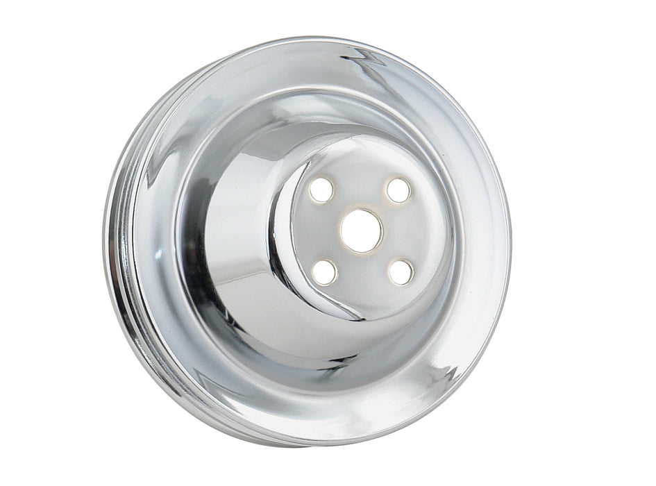 Mr Gasket 4971 Chrome Plated Steel Water Pump Pulley - Truck Part Superstore