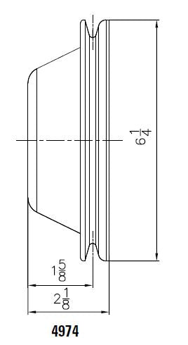 Mr Gasket 4974 Chrome Plated Steel Water Pump Pulley; Small Block; Long Water Pump; - Truck Part Superstore
