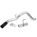 Banks Power 49776-B Monster Exhaust; 4.0in. Single; S/S-Black Tip-2014-18 Ram 6.7L; Mega-Cab SB - Truck Part Superstore