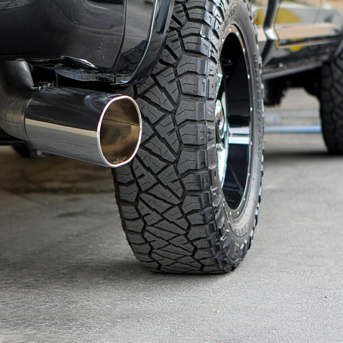 Banks Power 49777 Monster Exhaust; 5.0in. Single; S/S-Chrome Tip-2013-18 Ram 6.7L; CCSB - Truck Part Superstore