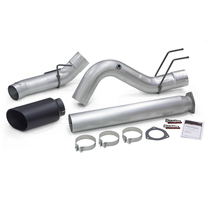 Banks Power 49795-B Monster Exhaust; 5.0in. 2017-2019 Ford 6.7L Exhaust; Black Tip - Truck Part Superstore