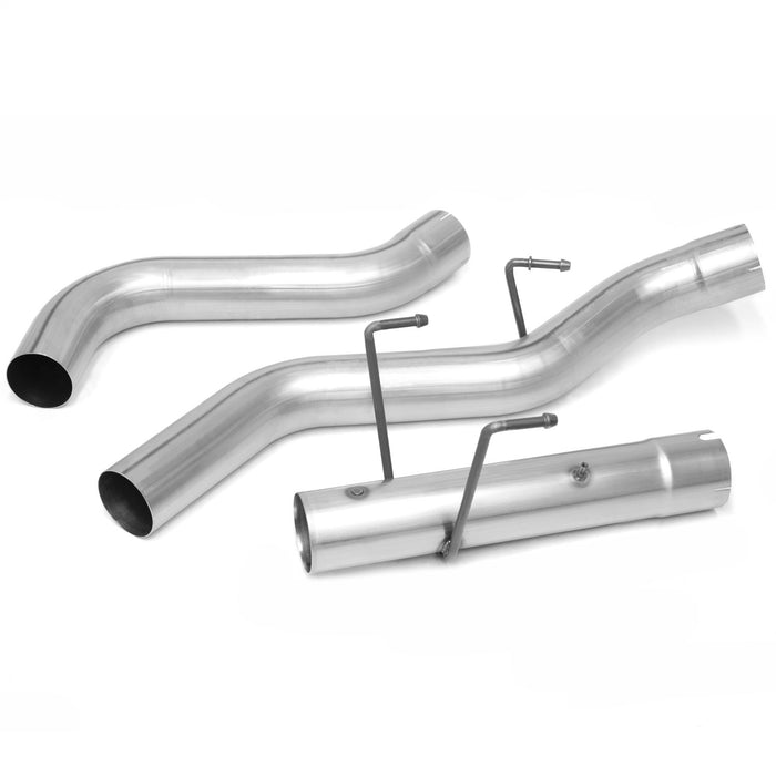 Banks Power 49796 Monster Exhaust; 4.0in. Single; S/S-Chrome Tip-2014-18 Ram 6.7L; CCLB - Truck Part Superstore