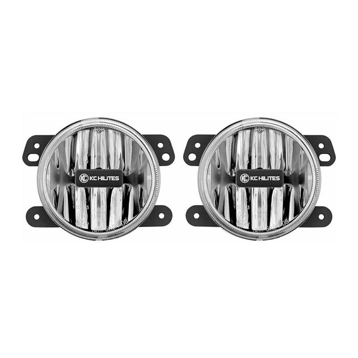 KC Hilites 497 Jeep JK; Gravity LED G4 Clear Fog Sys SAE/ECE 10-18 (pr) - Truck Part Superstore