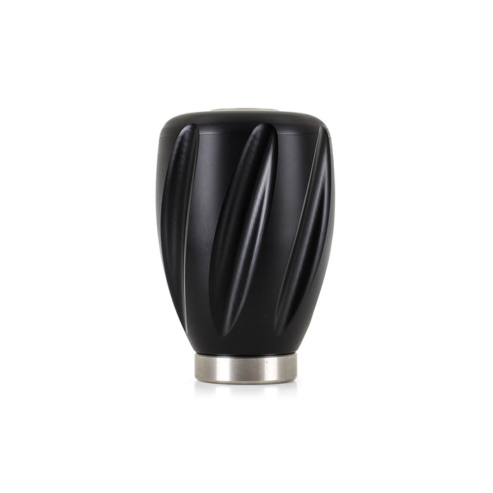 Mishimoto MMSK-TWST-BK Mishimoto Weighted Steel Core Shift Knob, Twist, Black - Truck Part Superstore