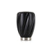 Mishimoto MMSK-TWST-BK Mishimoto Weighted Steel Core Shift Knob, Twist, Black - Truck Part Superstore