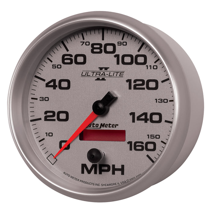 AutoMeter 4989 GAUGE; SPEEDOMETER; 5in.; 160MPH; ELEC. PROGRAMMABLE; ULTRA-LITE II - Truck Part Superstore