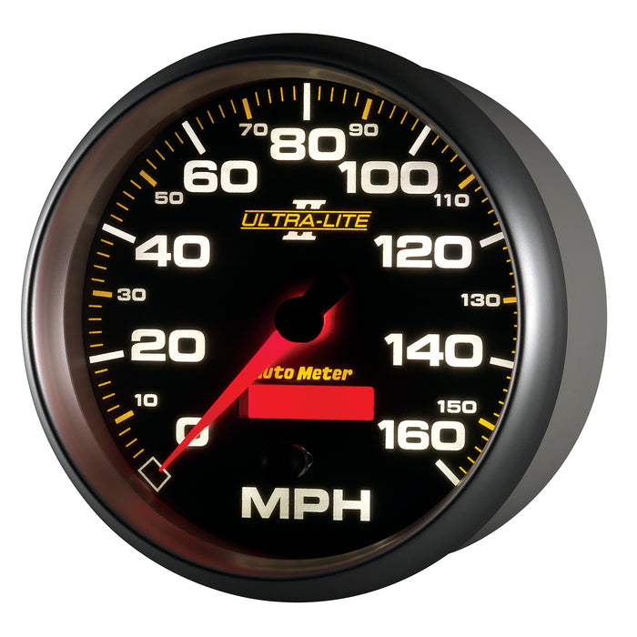 AutoMeter 4989 GAUGE; SPEEDOMETER; 5in.; 160MPH; ELEC. PROGRAMMABLE; ULTRA-LITE II - Truck Part Superstore