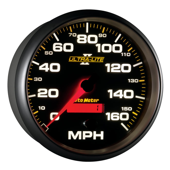 AutoMeter 4989 GAUGE; SPEEDOMETER; 5in.; 160MPH; ELEC. PROGRAMMABLE; ULTRA-LITE II - Truck Part Superstore