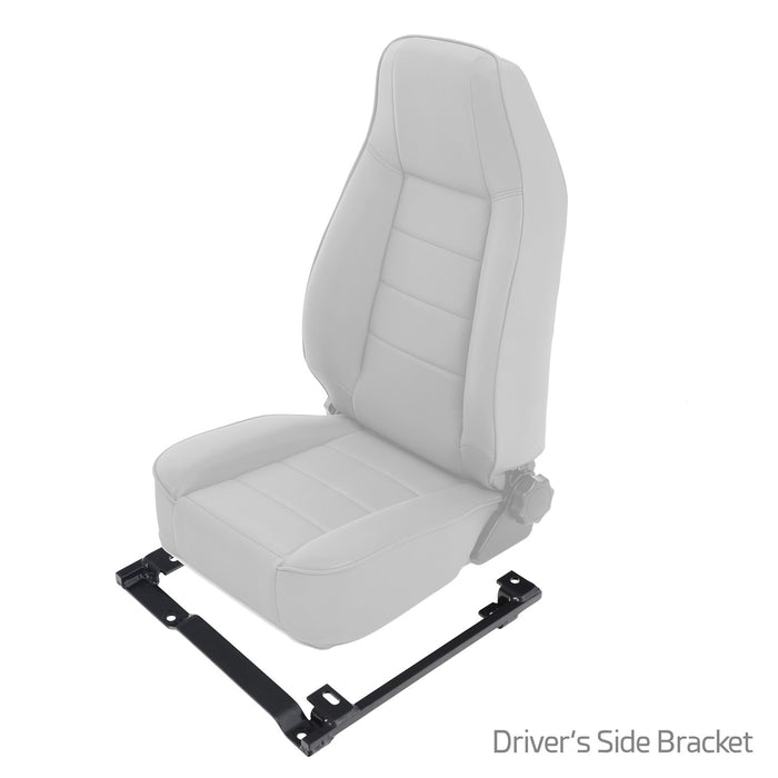Smittybilt 49900 Seat Adapters Front 97-02 Wrangler TJ All Seats Except XRC Driver Side Smittybilt - Truck Part Superstore