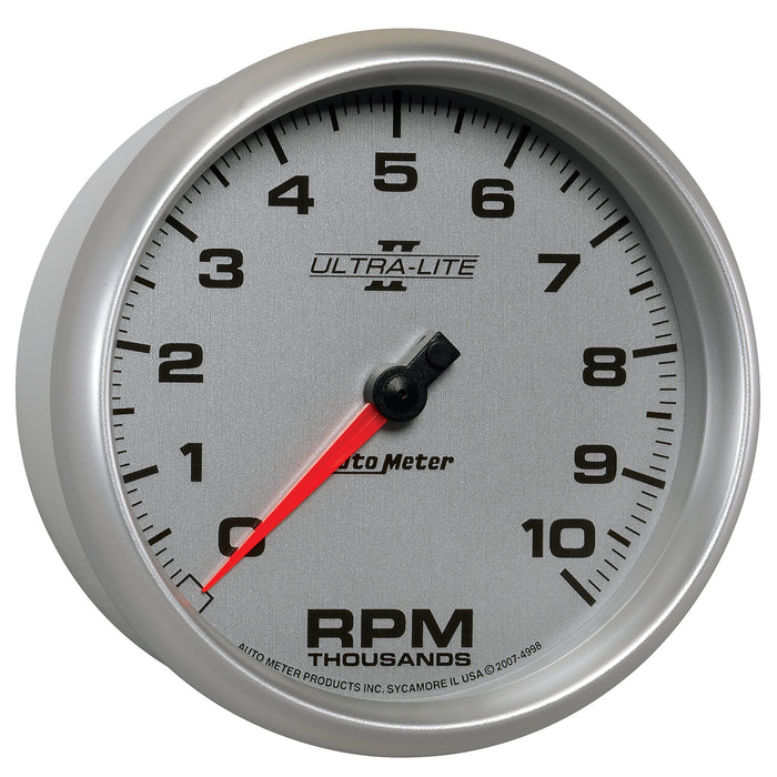 AutoMeter 4998 GAUGE; TACHOMETER; 5in.; 10K RPM; IN-DASH; ULTRA-LITE II - Truck Part Superstore