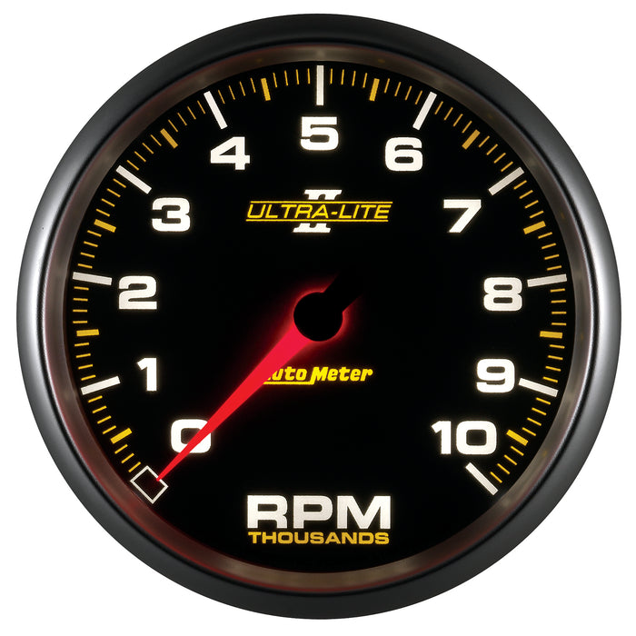 AutoMeter 4998 GAUGE; TACHOMETER; 5in.; 10K RPM; IN-DASH; ULTRA-LITE II - Truck Part Superstore