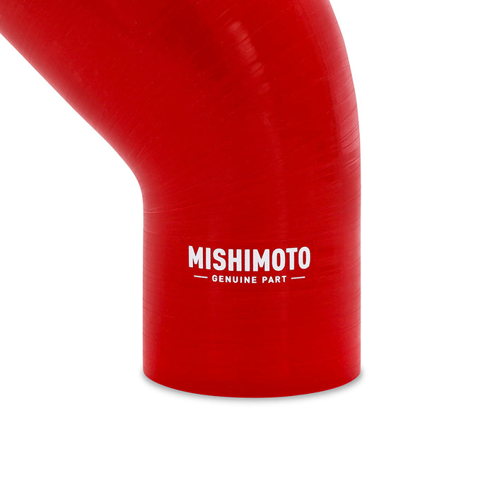 Mishimoto MMCP-R45-25325RD Mishimoto 45-Degree Silicone Transition Coupler, 2.50-in to 3.25-in, Red - Truck Part Superstore