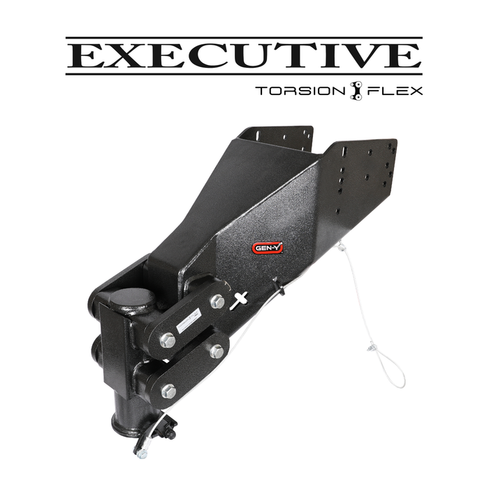 GEN-Y Hitch GH-8090 EXECUTIVE TORSION-FLEX 5th Wheel King Pin 6.5K-8.5K pin weight range 30K Towing - Truck Part Superstore