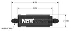 NOS/Nitrous Oxide System 15555NOS In-Line Hi-Flow Nitrous Filter - Truck Part Superstore