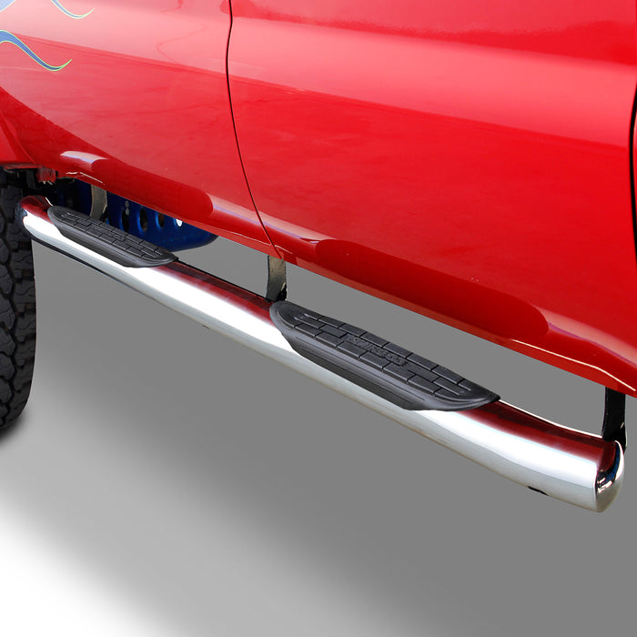 Go Rhino 67051PS 415 Side Steps w Mounting Brackets Kit - Stainless w Welded End Caps (Diesel) - Truck Part Superstore