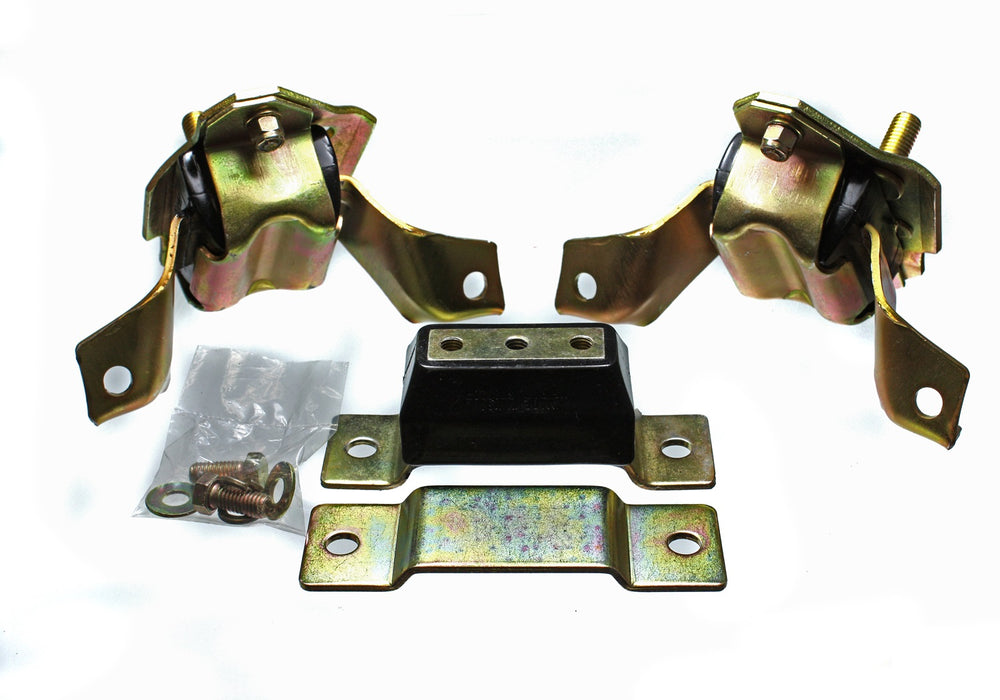 Energy Suspension 4.1124G Motor And Transmission Mount; Black; Zinc Finish; Performance Polyurethane; - Truck Part Superstore