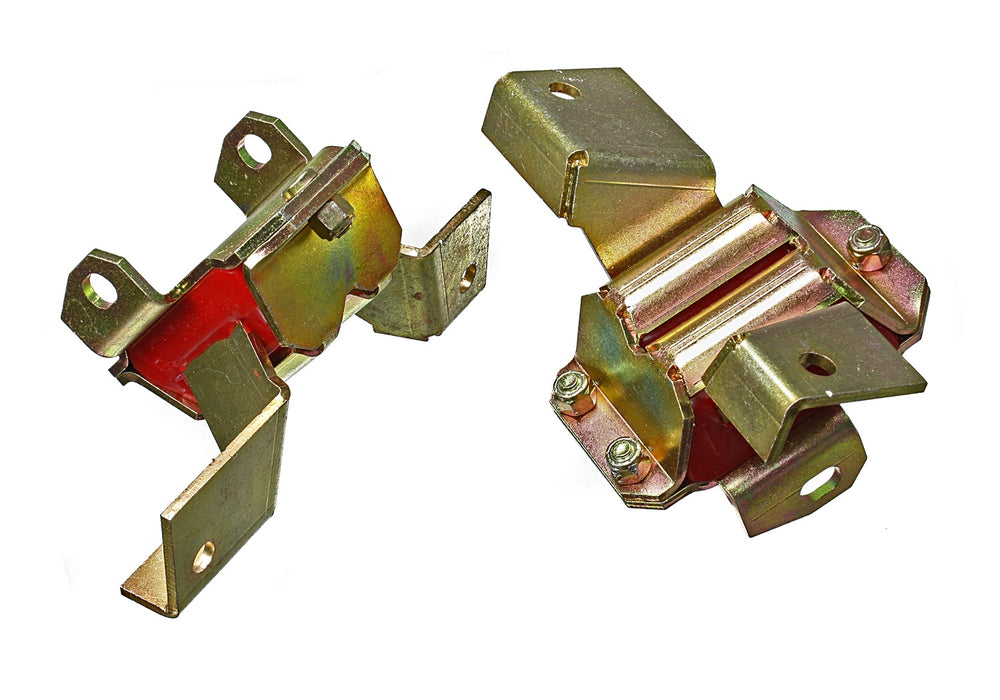 Energy Suspension 4.1135R Motor Mount Set; Red; Pair; Performance Polyurethane; Replaces Aftermarket 2257; - Truck Part Superstore