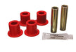 Energy Suspension 4.2152R Shackle Bushing Set; Red; Performance Polyurethane; - Truck Part Superstore