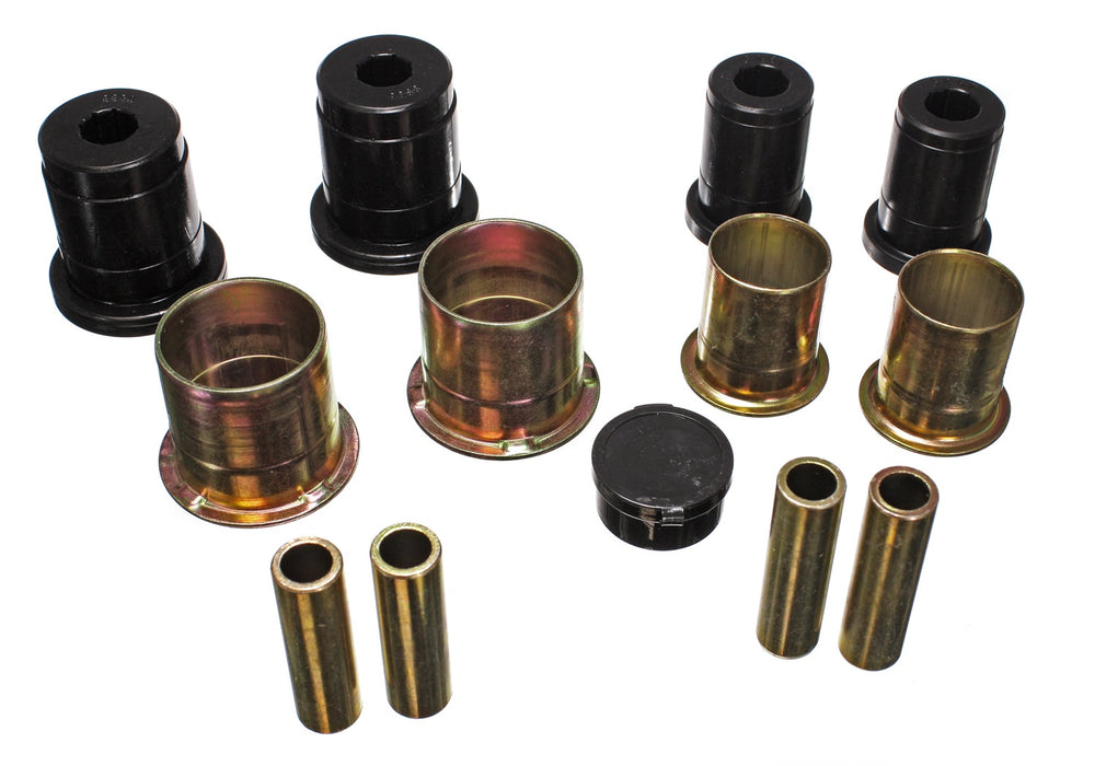 Energy Suspension 4.3144G Control Arm Bushing Set; Black; Front; Performance Polyurethane; - Truck Part Superstore