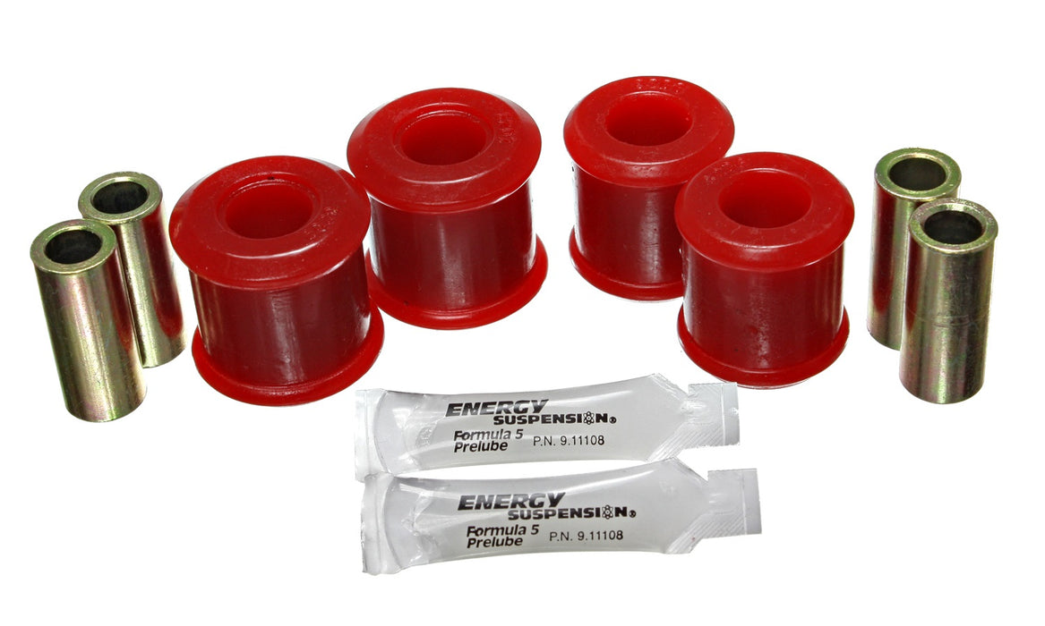 Energy Suspension 4.3154R Control Arm Bushing Set; Red; Rear; Performance Polyurethane; - Truck Part Superstore