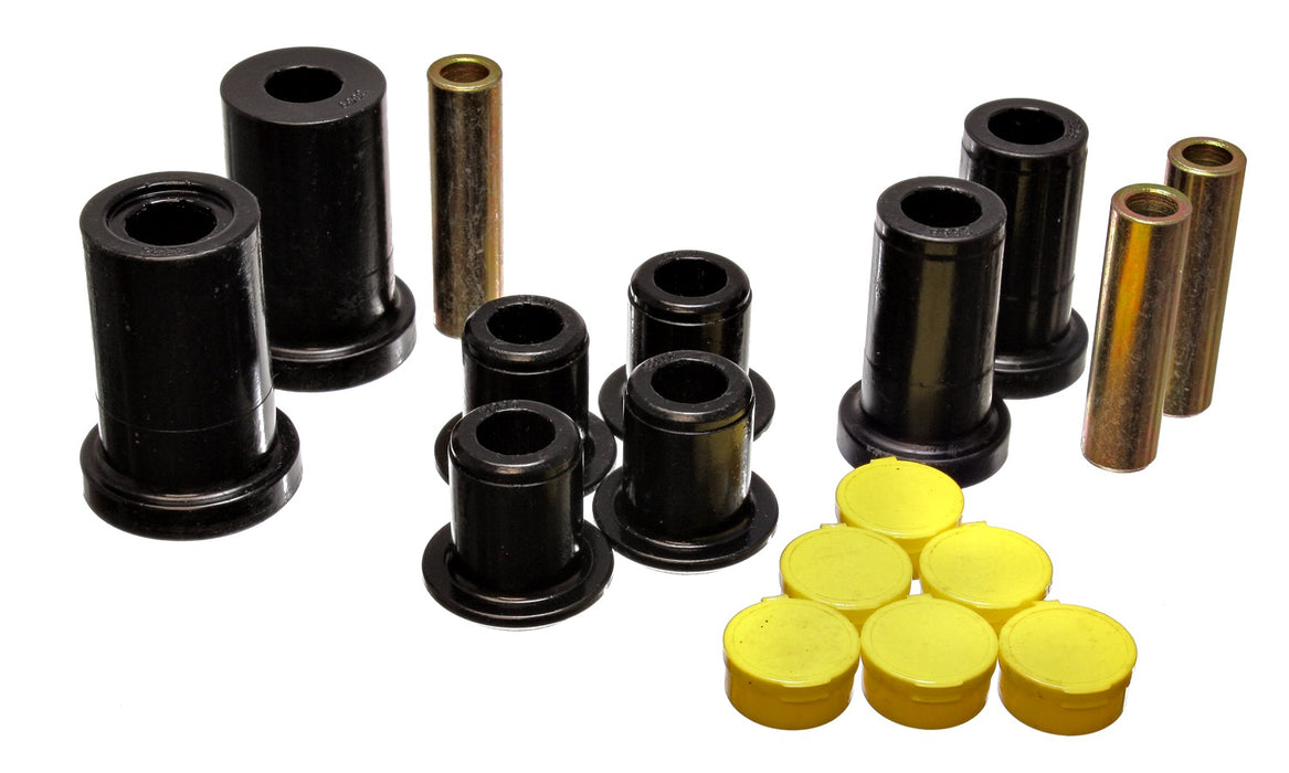 Energy Suspension 4.3158G Control Arm Bushing Set; Black; Front; Performance Polyurethane; - Truck Part Superstore