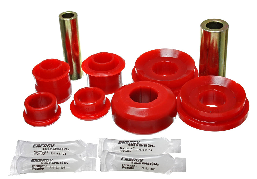 Energy Suspension 4.3169R Control Arm Bushing Set; Red; Rear; Must Reuse All Metal Parts; - Truck Part Superstore